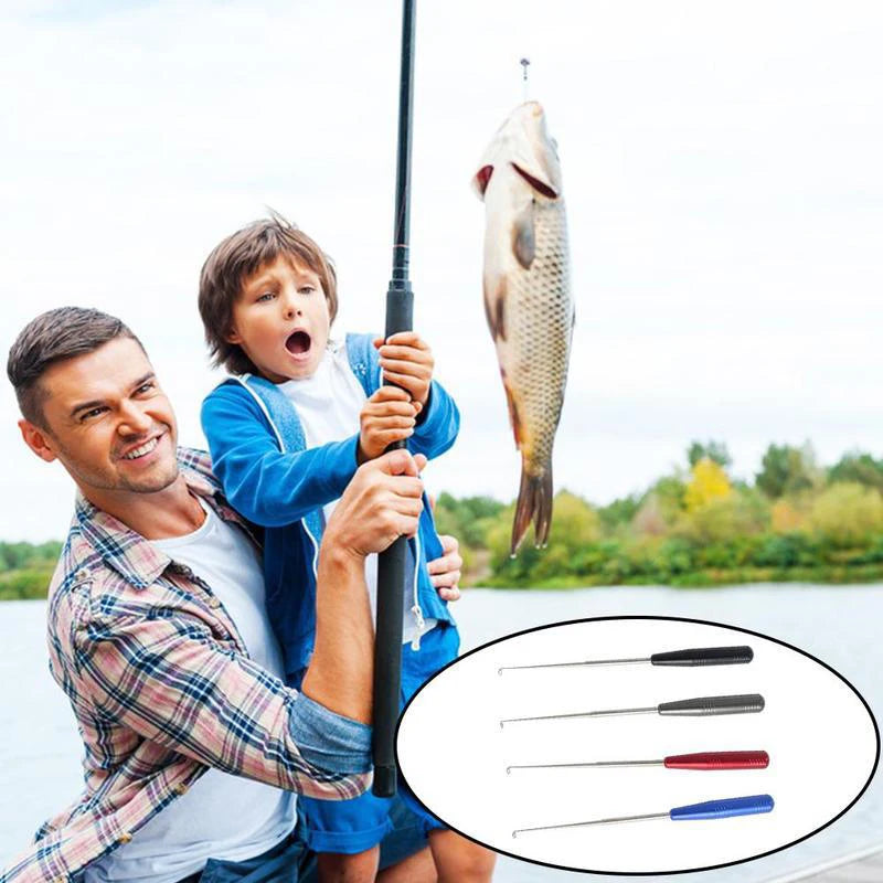 Extrator de segurança de aço inoxidável, desacoplador de gancho de pesca, dispositivo de desacoplamento rápido para ferramentas de pesca, equipamento de pesca portátil