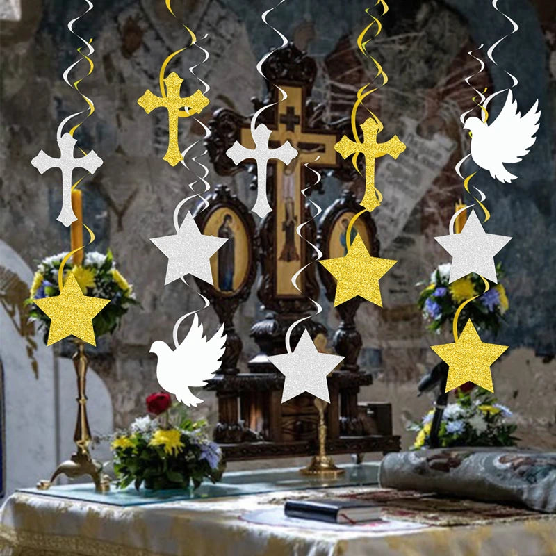 Kit Decoração Religiosa (6 ou 12 peças)