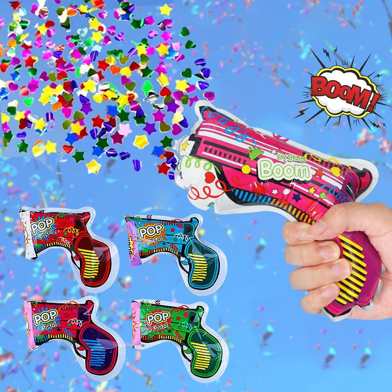 Kit 10 Lançadores de Confete Infláveis