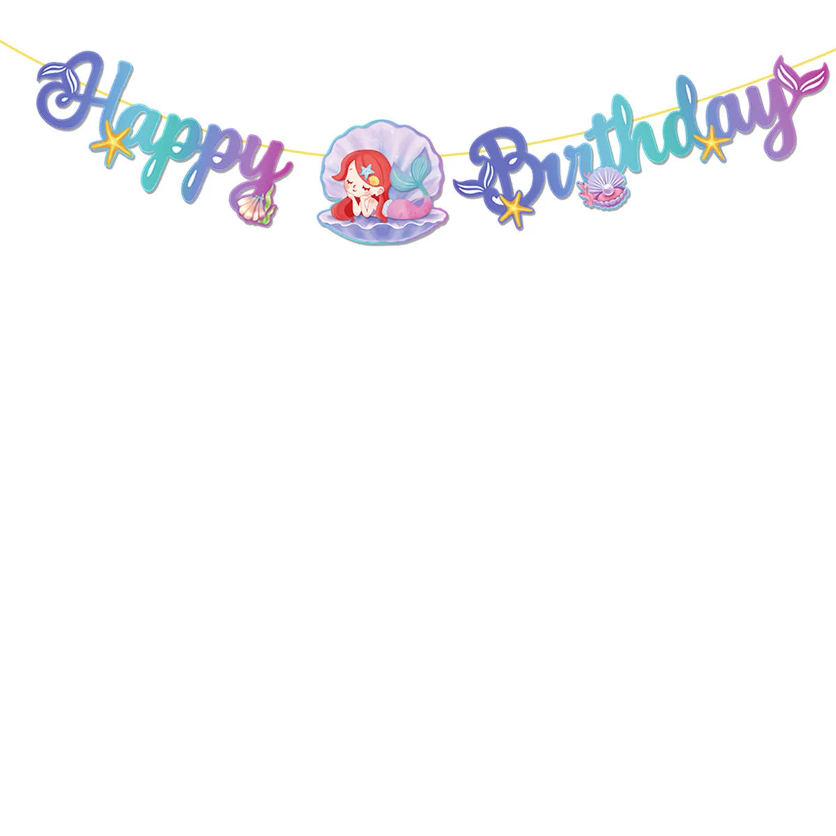 Conjunto Decorativo Para Festa Tema Sereia