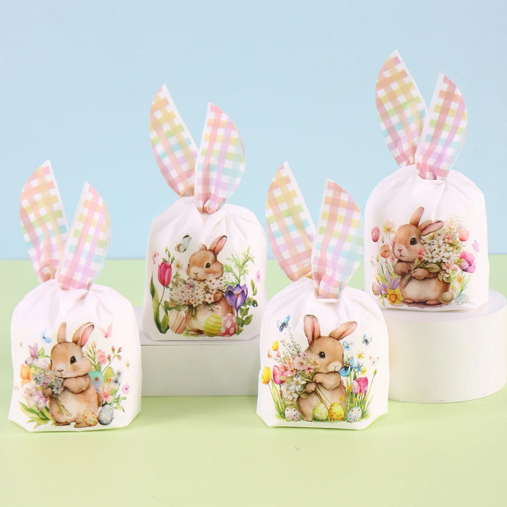 Kit 50 Saquinhos de Coelho Páscoa 2026