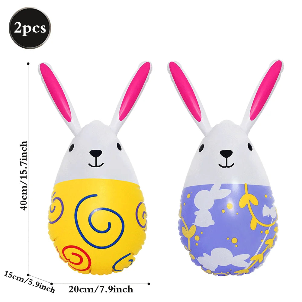 Par de Coelhos Infláveis (40 cm)