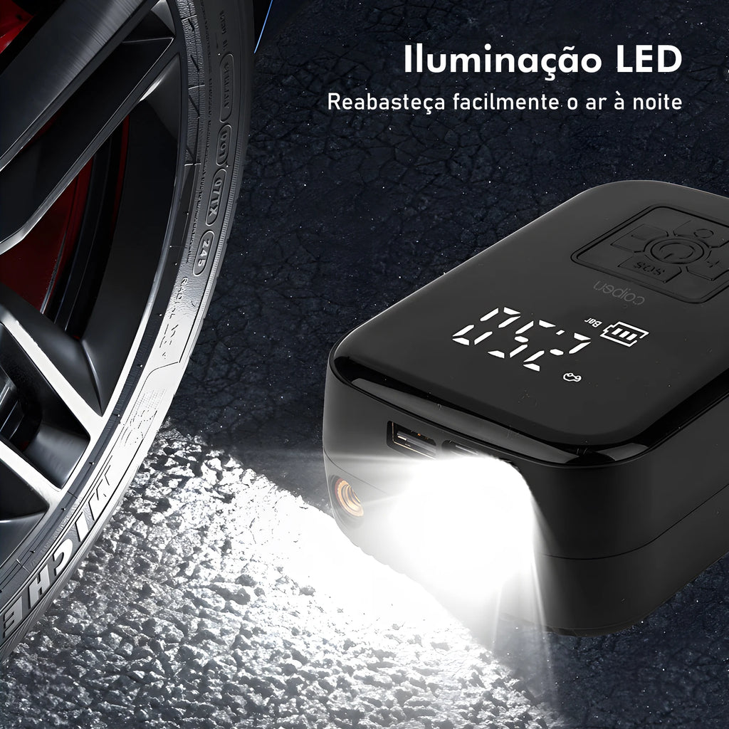 Bomba de ar portátil