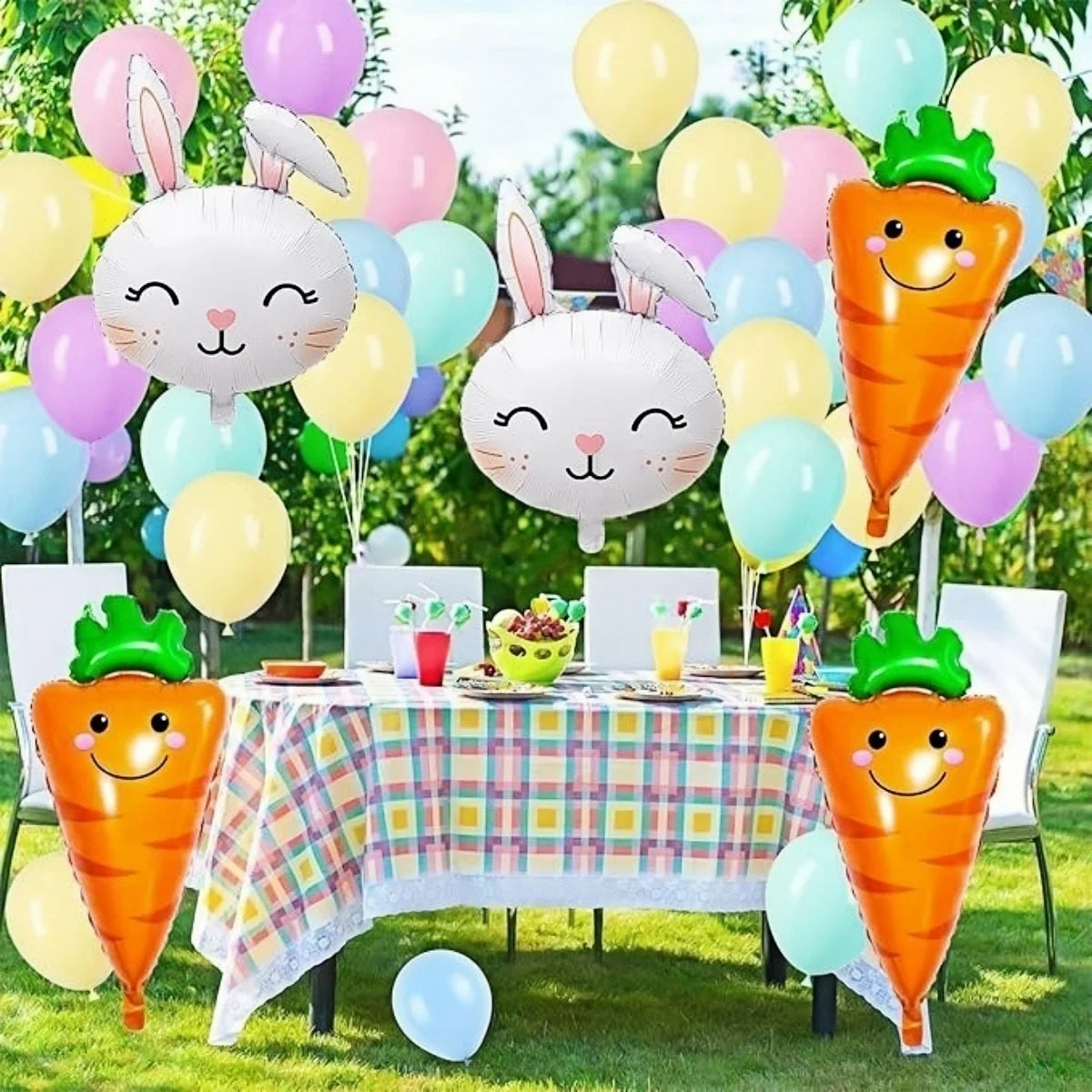 Decoração com Balões de Páscoa