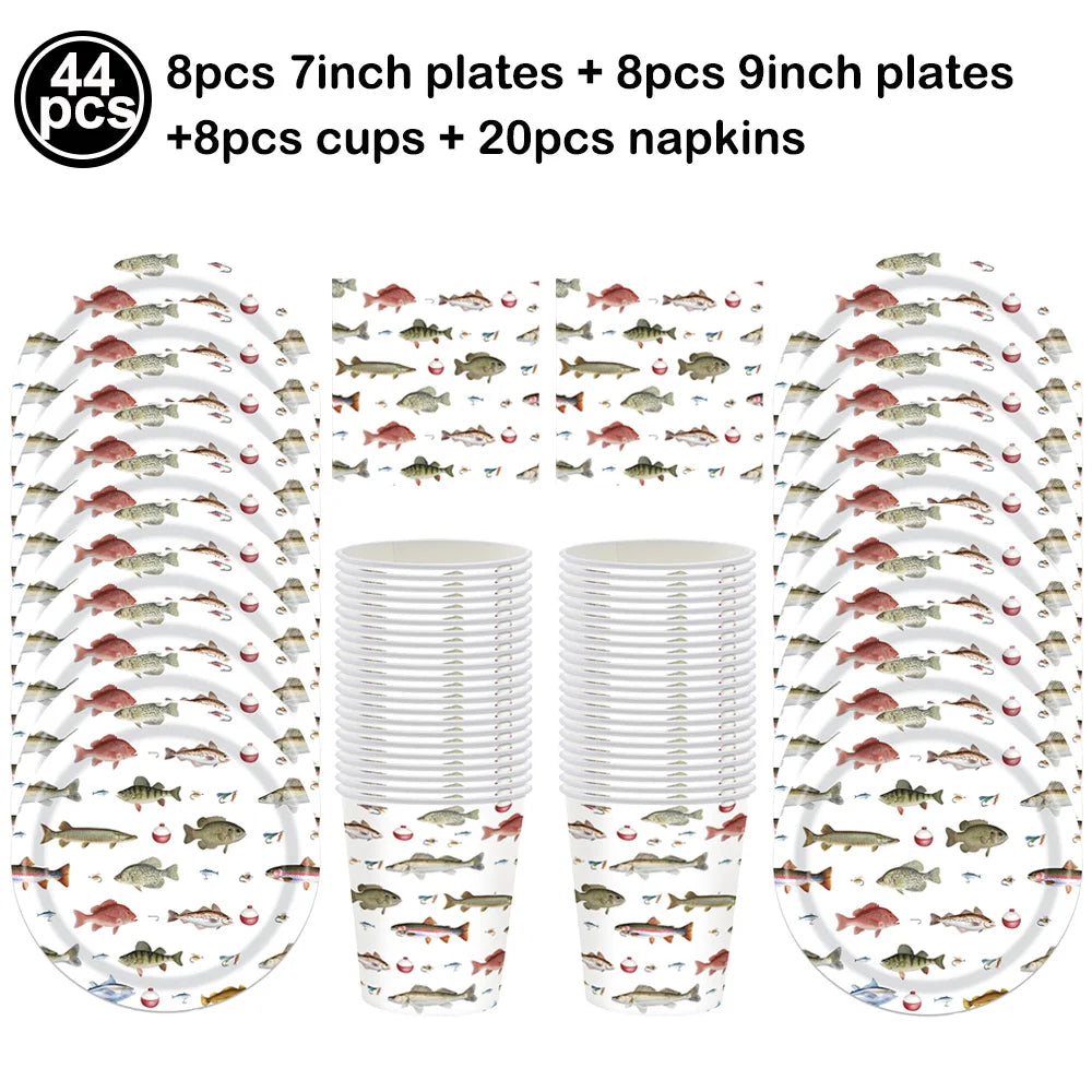 Kit Balões Metalizados Peixe – Decoração Festa Pescaria