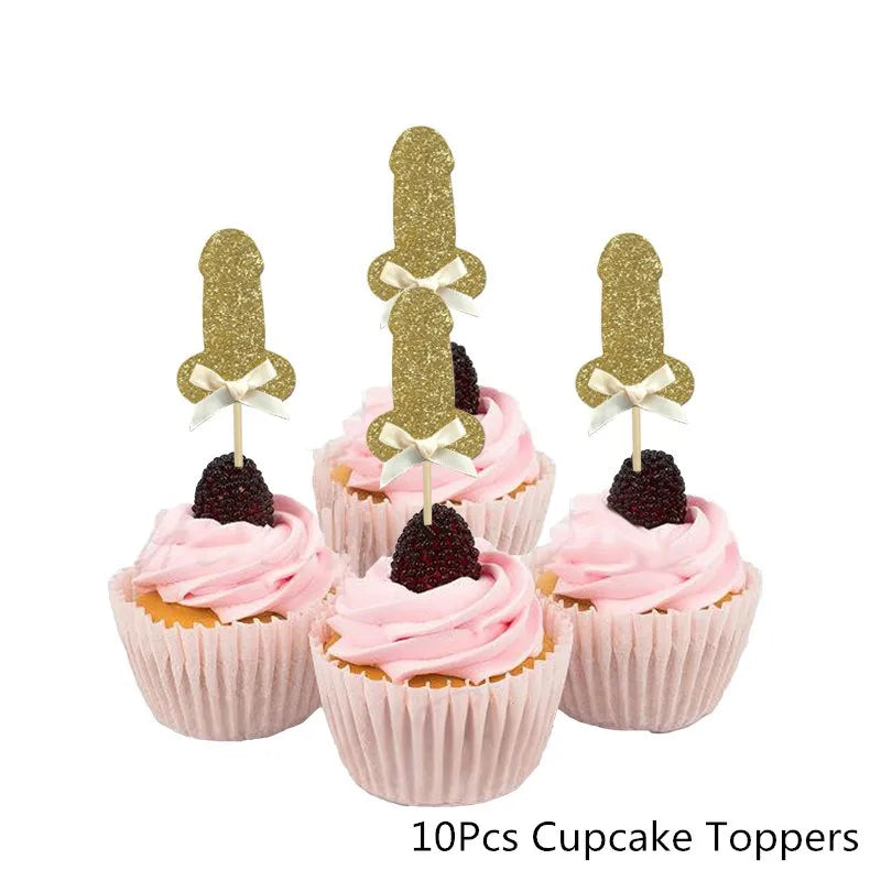 Kit Decoração Despedida de Solteira – Balões, Toppers e Confetes