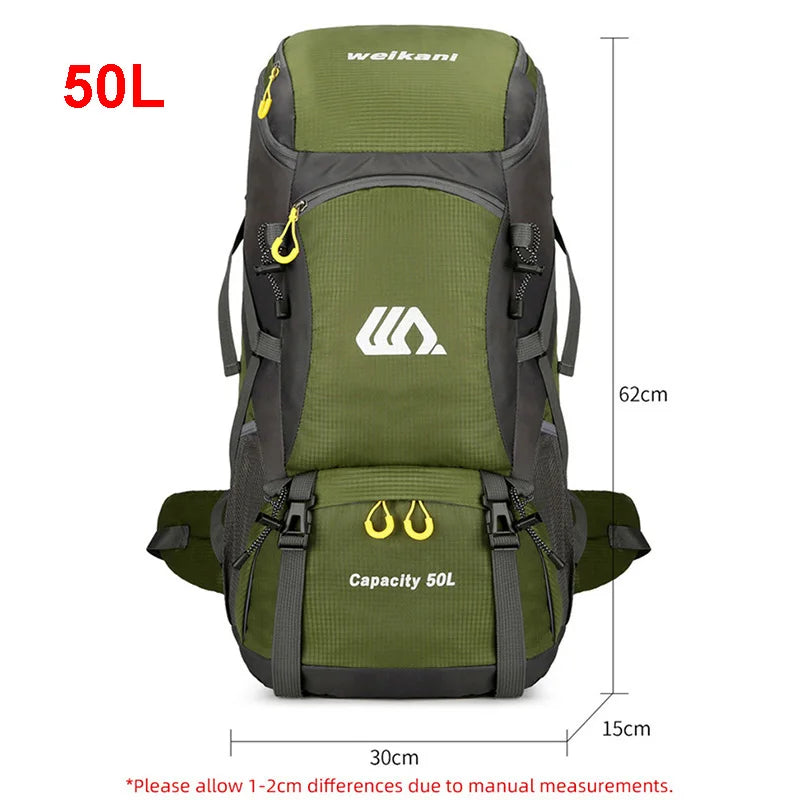 Mochila 50L Ocasião escalada, trekking, viagens, esqui, esporte