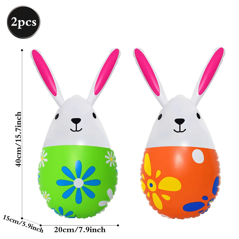 Par de Coelhos Infláveis (40 cm)