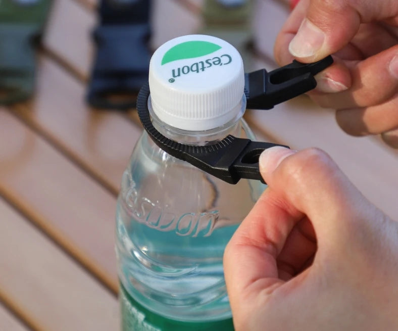 Fivela de webbing gancho suporte de garrafa de água clipe ao ar livre náilon edc escalada mosquetão cinto mochila cabide acampamento mosquetão cinto clipe