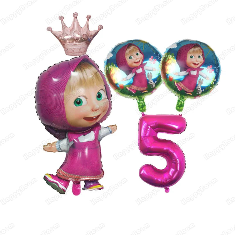 Kit Masha e o Urso (5 Peças)