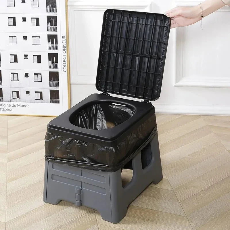 Vaso sanitario portátil e dobrável