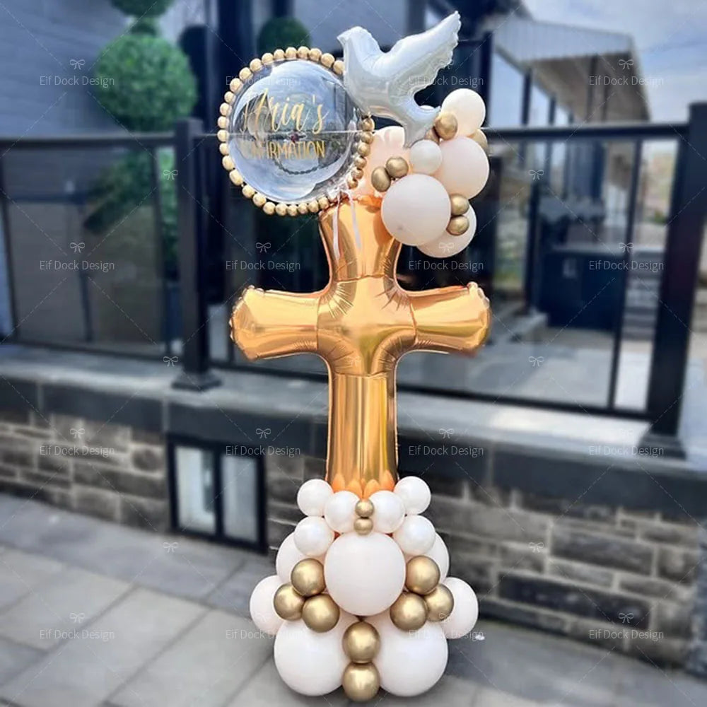 Conjunto de Balões (Pomba e Cruz)