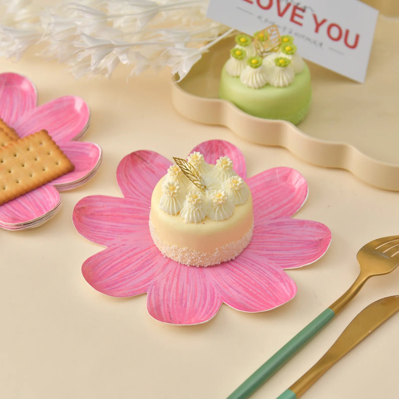 Kit Pratos de Papel Flor Margarida (Descartável)