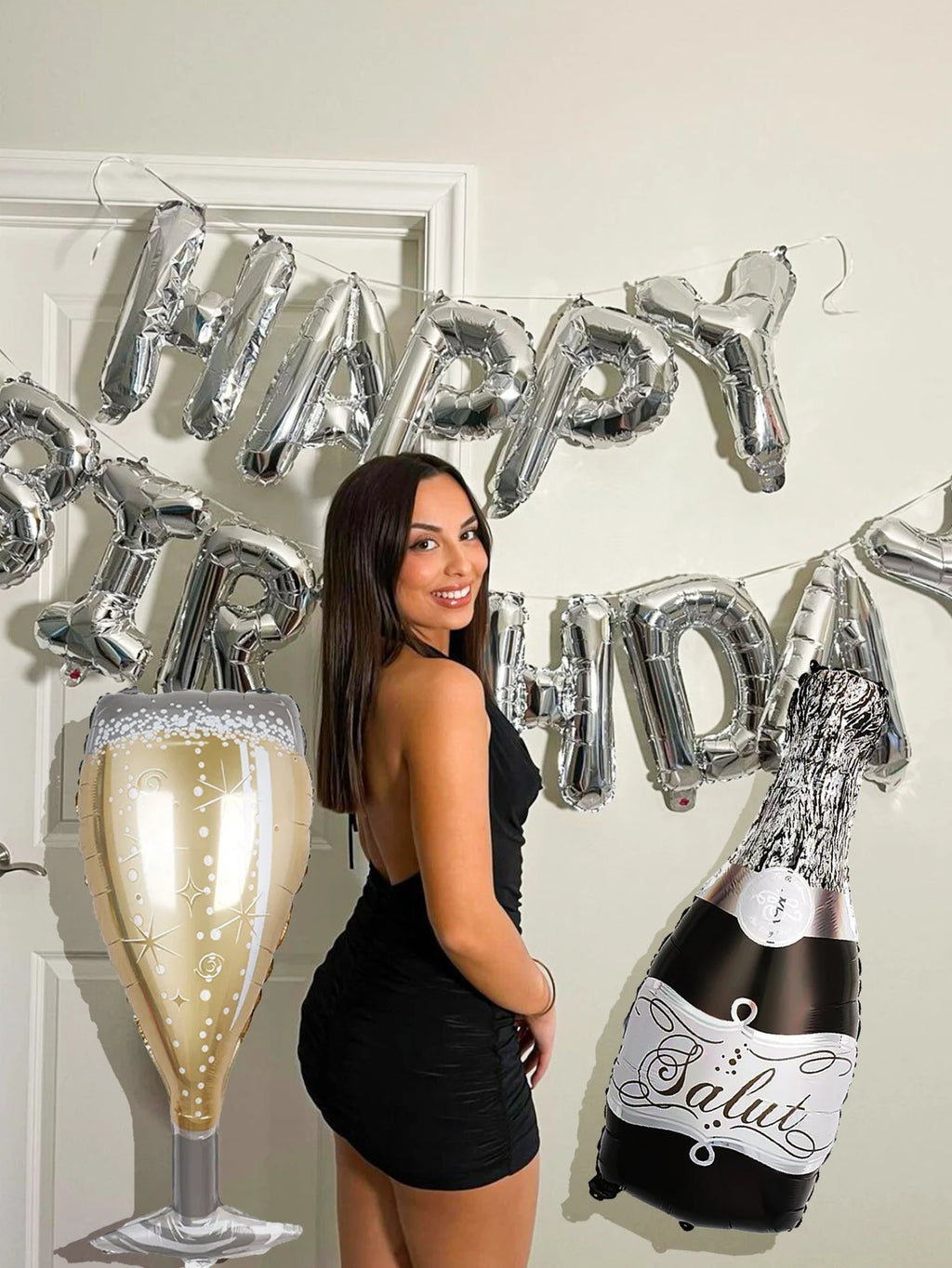 Kit 2 Balões Champanhe