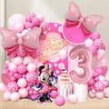 Kit de balões Minnie Mouse rosa