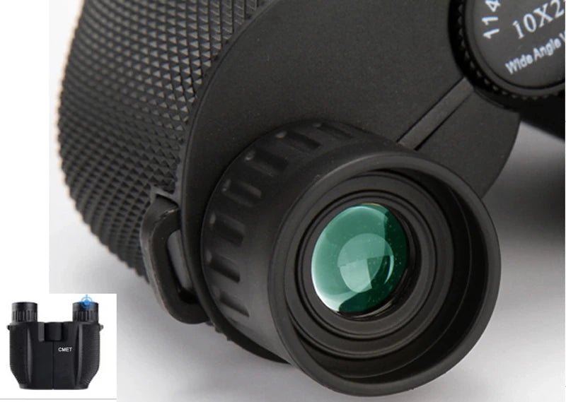 Binóculo hd dobrável compacto alcance 1000m lente fmc