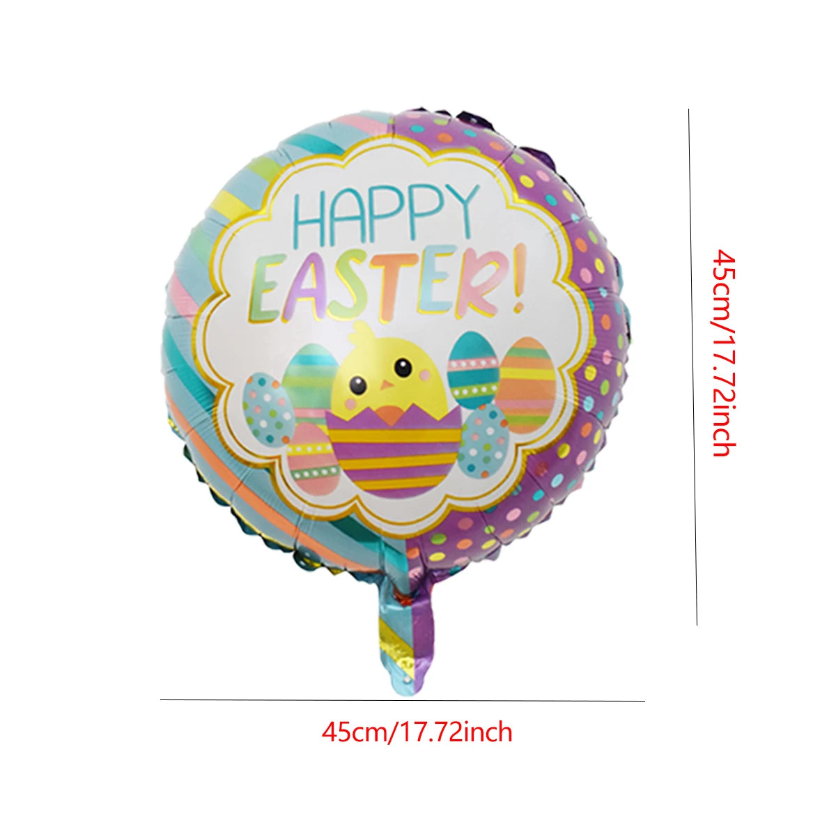 Kit 10 Balões Metalizados Páscoa