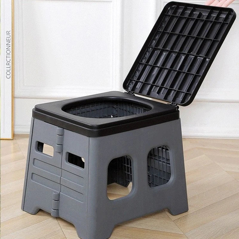 Vaso sanitario portátil e dobrável