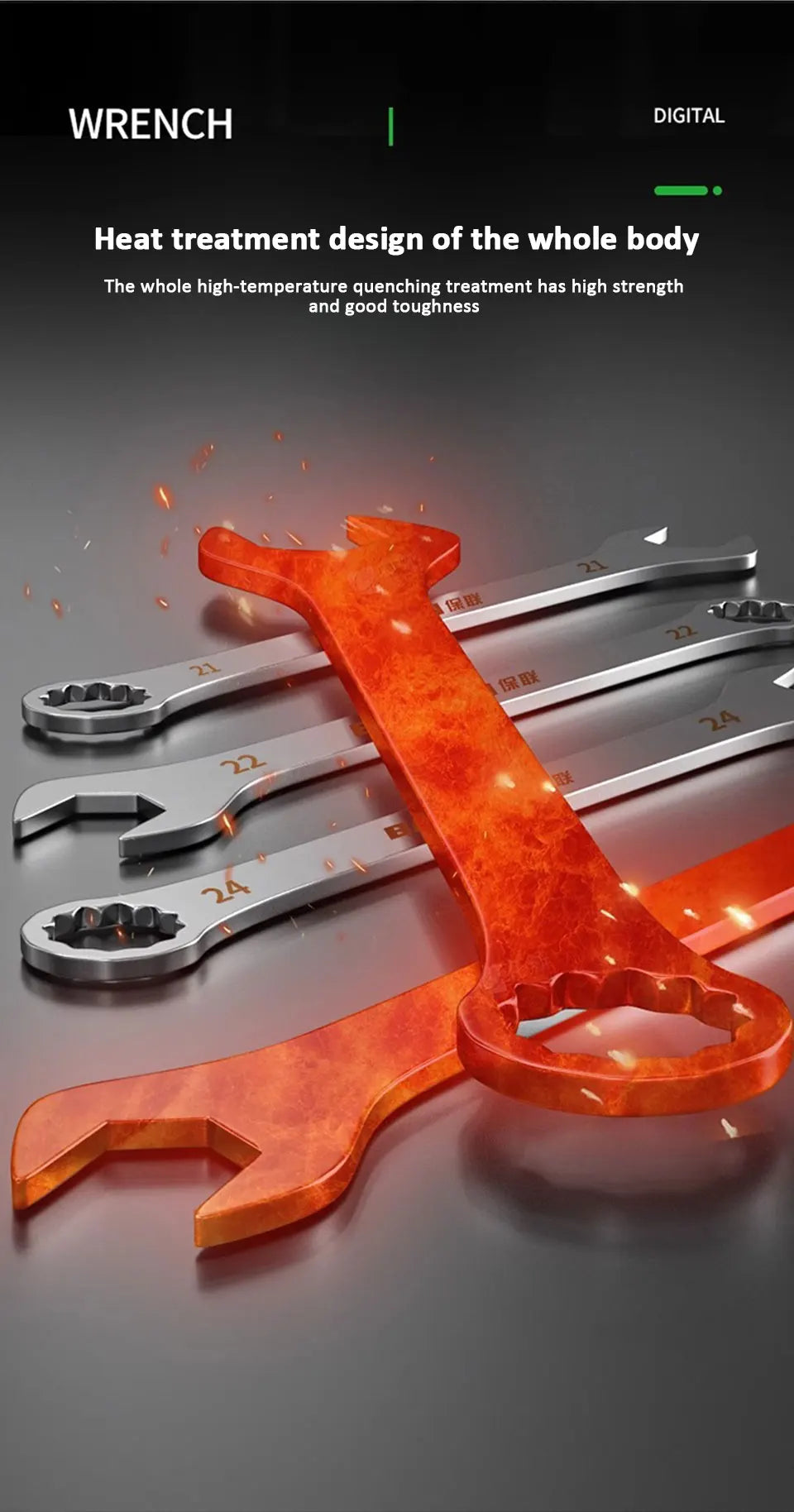 Chave de extremidade aberta ultrafina 5-32mm chaves de catraca universais chave de dupla finalidade