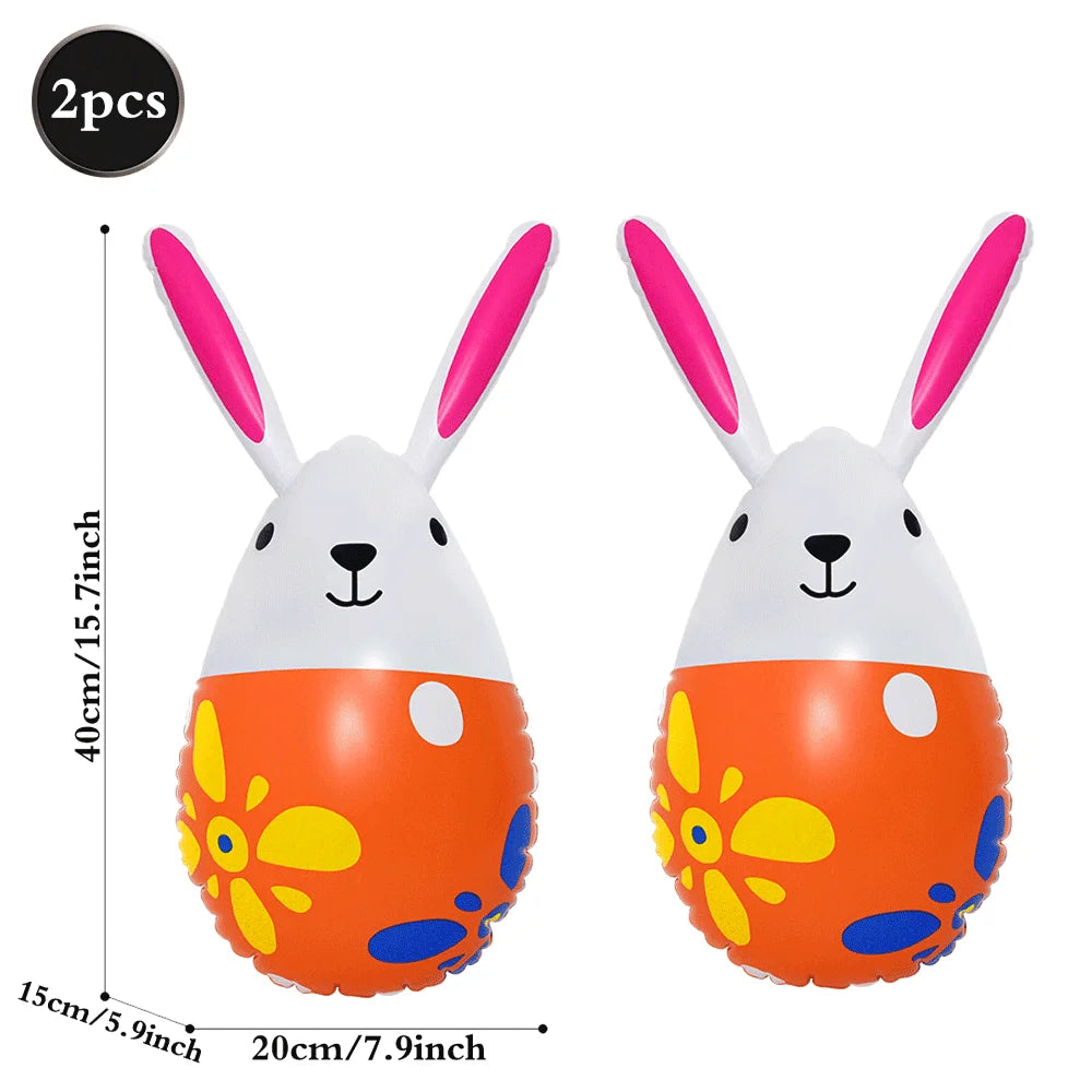 Par de Coelhos Infláveis (40 cm)
