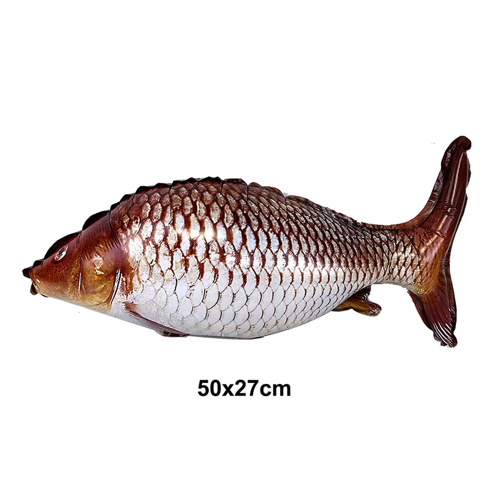 Kit Balões Metalizados Peixe – Decoração Festa Pescaria