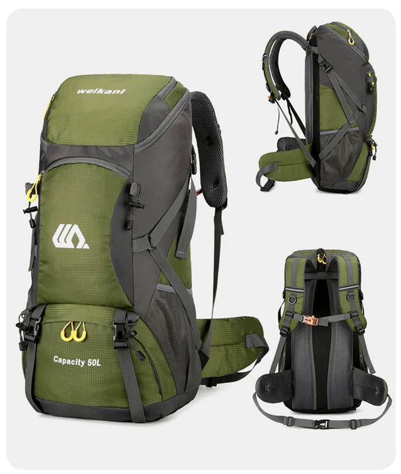 Mochila 50L Ocasião escalada, trekking, viagens, esqui, esporte