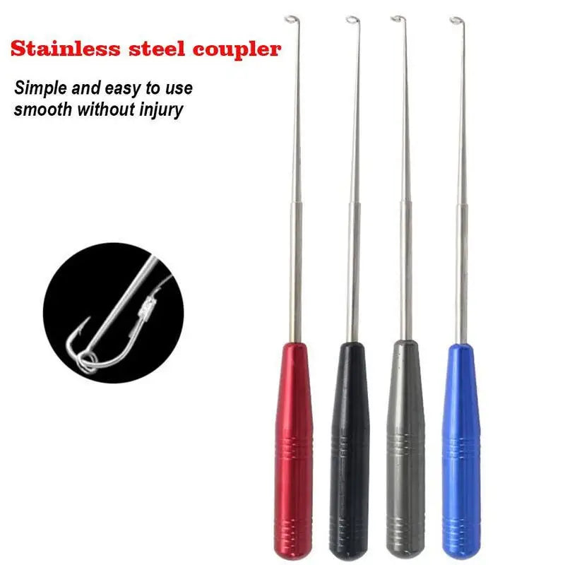 Extrator de segurança de aço inoxidável, desacoplador de gancho de pesca, dispositivo de desacoplamento rápido para ferramentas de pesca, equipamento de pesca portátil