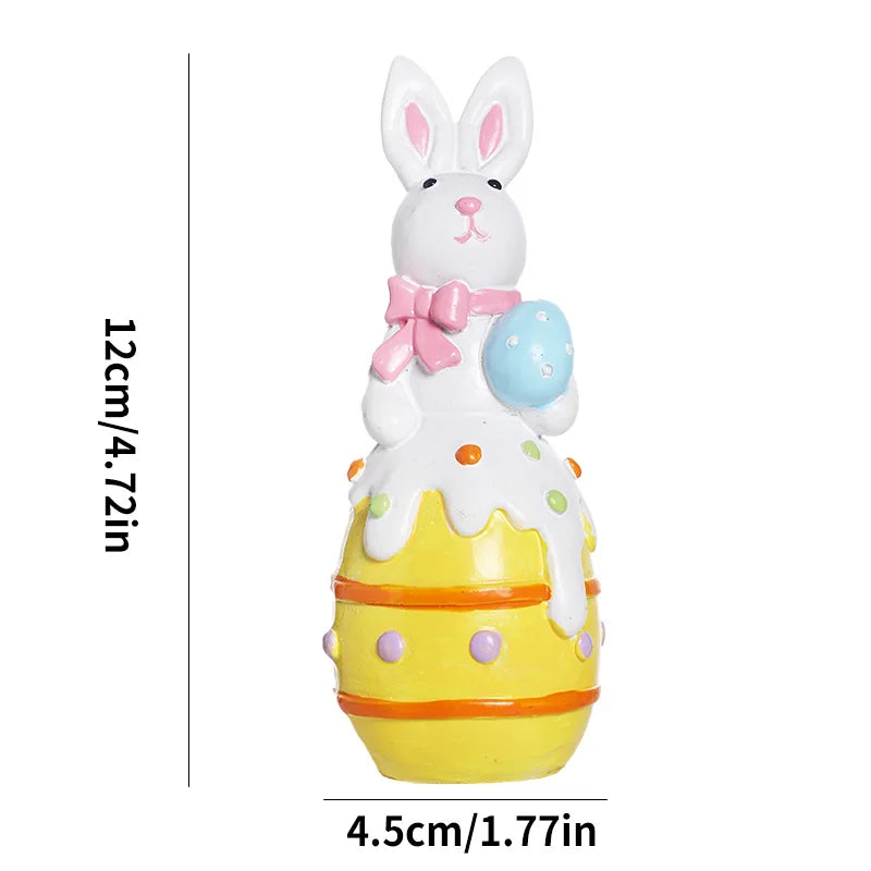 Enfeite de Mesa: Coelho e Ovo