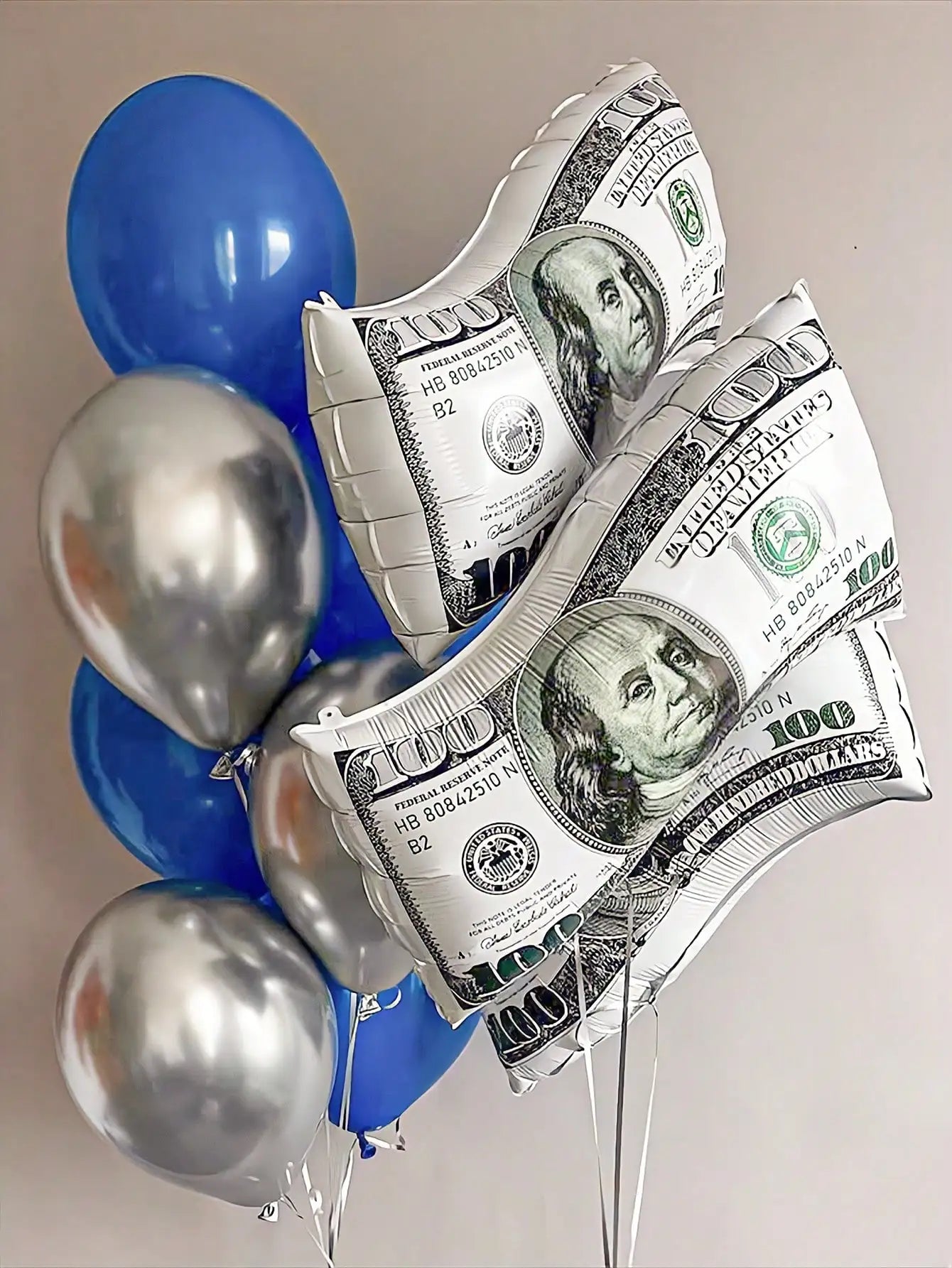 Kit Balões Nota de Dólar