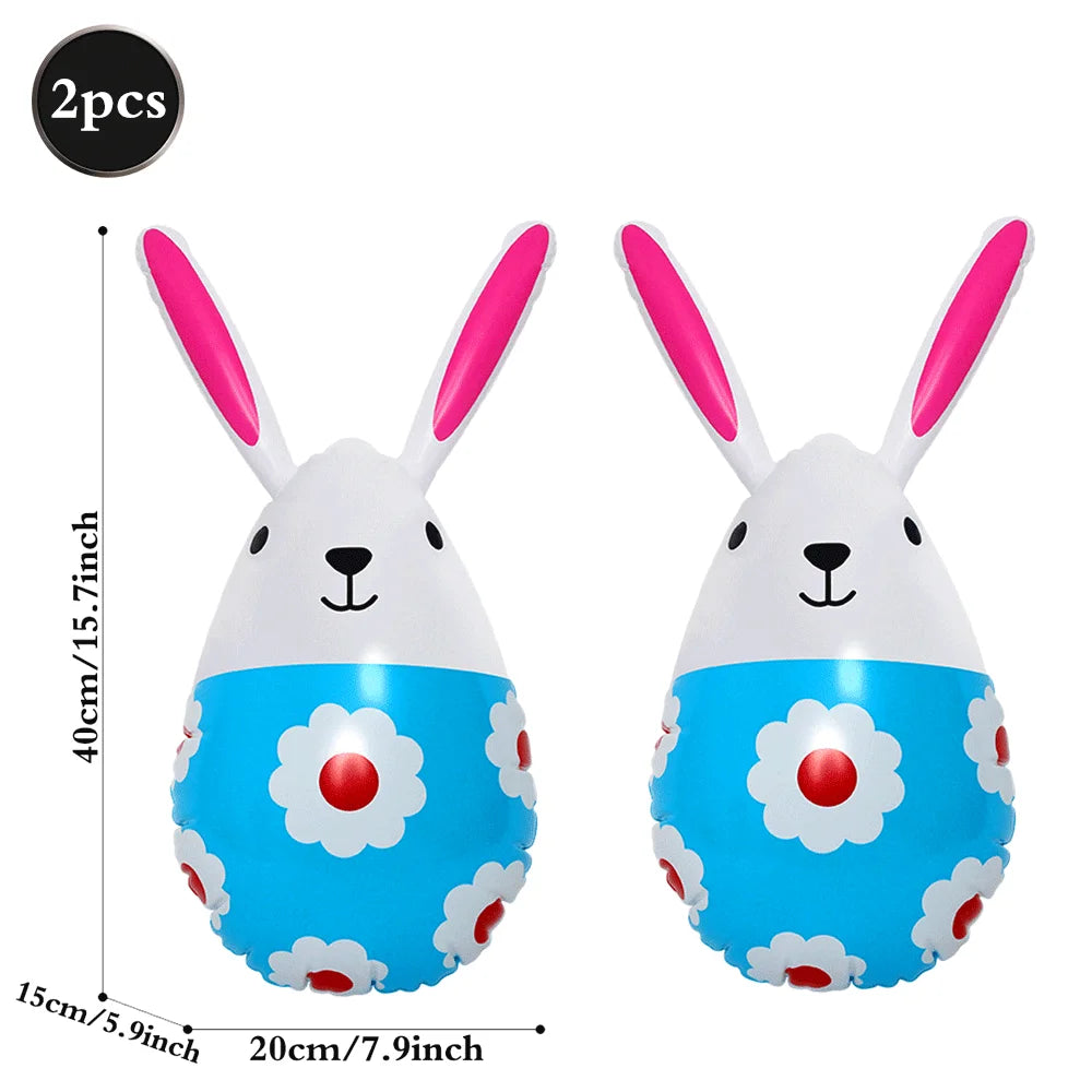 Par de Coelhos Infláveis (40 cm)