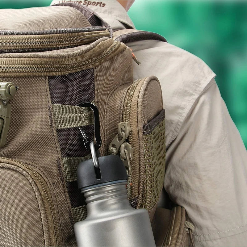 6 pçs liga de alumínio mosquetão