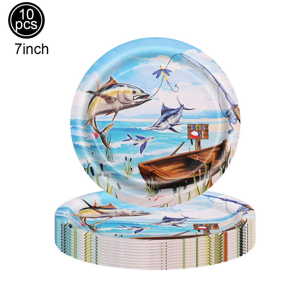 Kit Balões Metalizados Peixe – Decoração Festa Pescaria