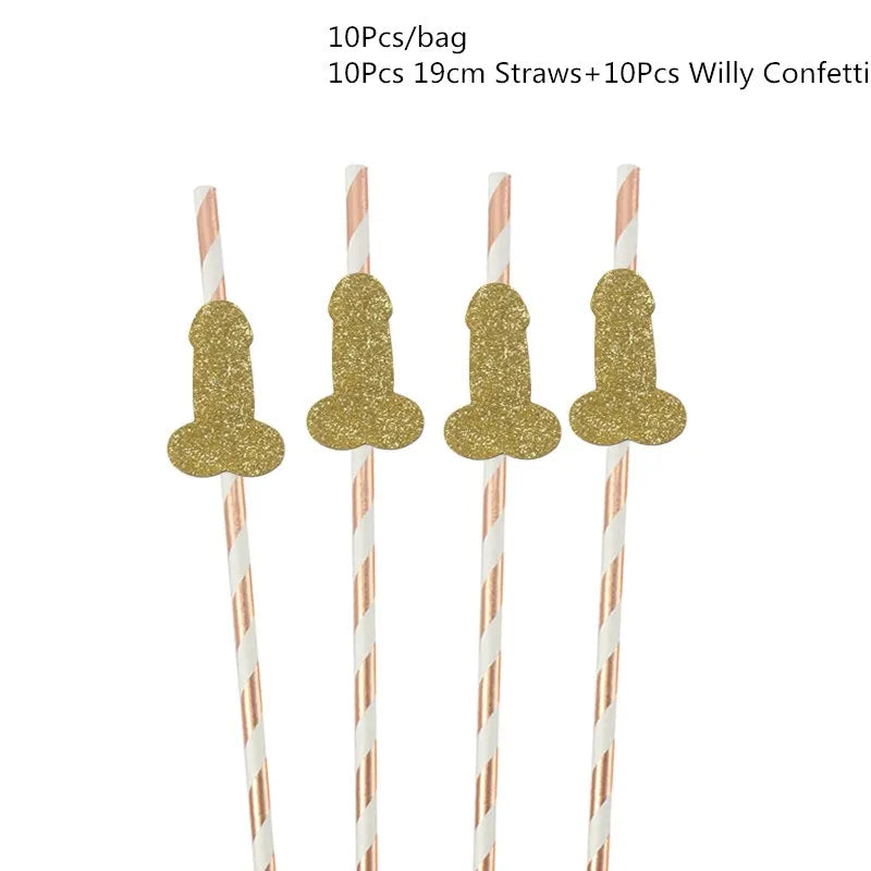 Kit Decoração Despedida de Solteira – Balões, Toppers e Confetes