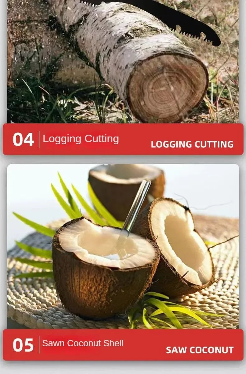 Serra de mão dobrável multifuncional para jardim podador ferramentas jardinagem árvore