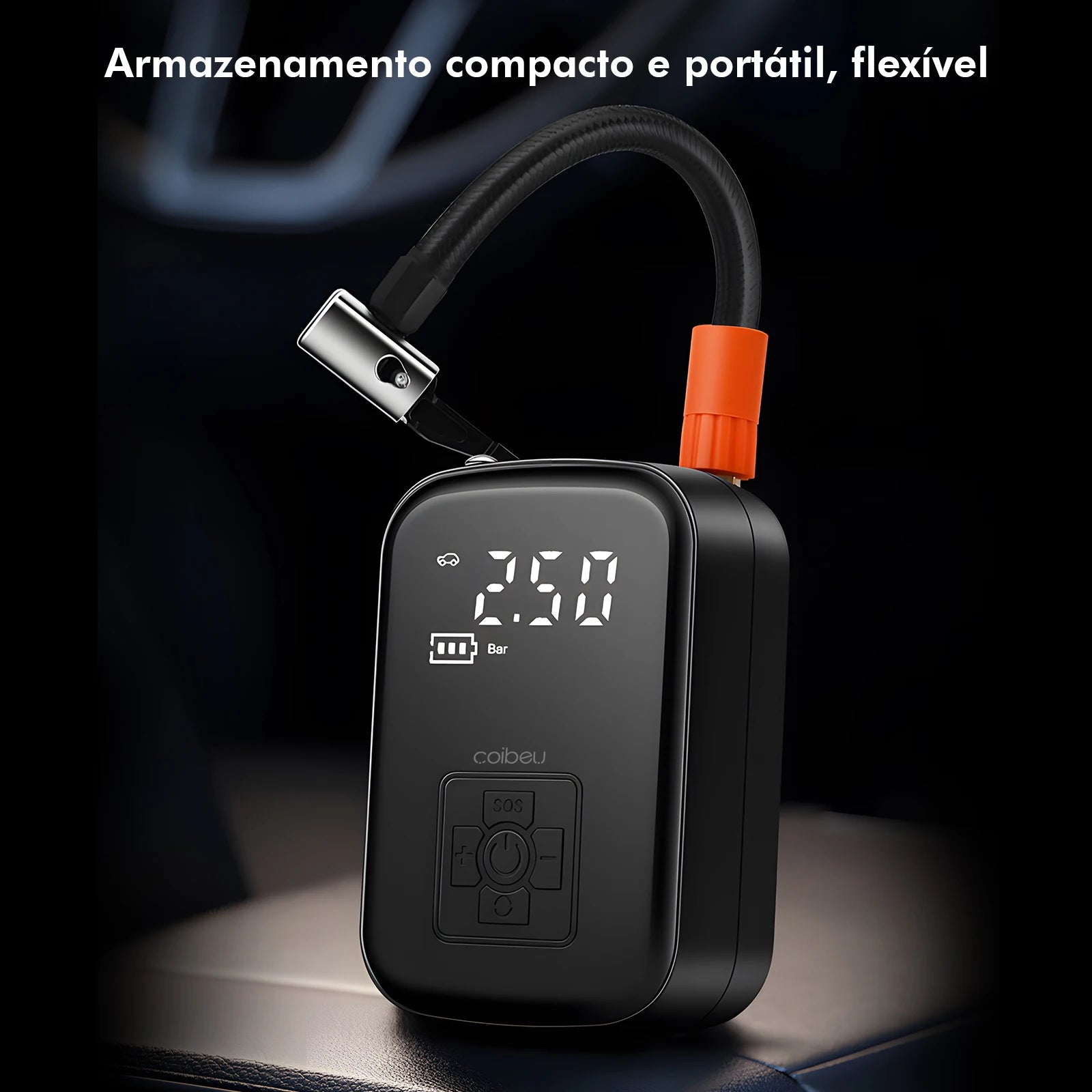 Bomba de ar portátil