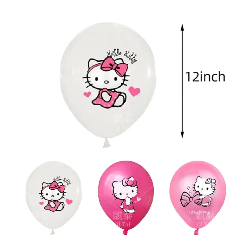 Kit Balões de Látex Hello Kitty