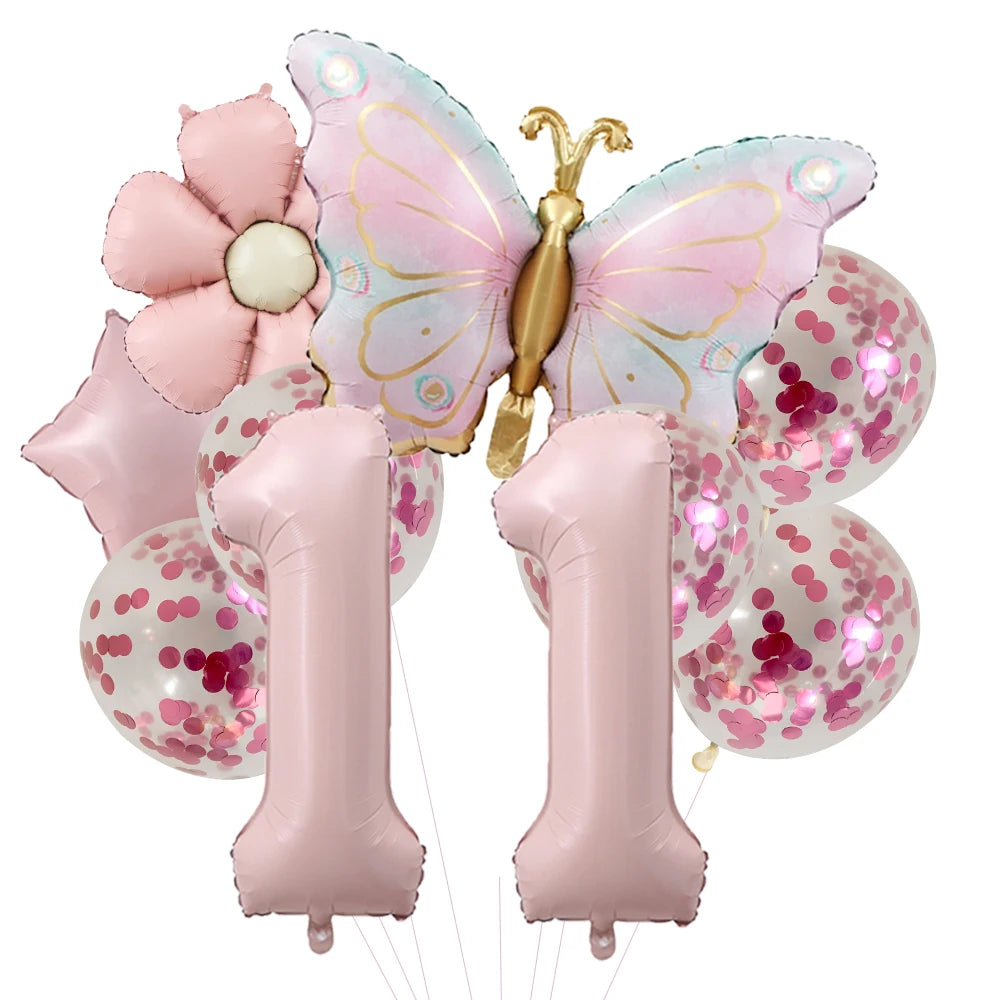 Kit Balão Metalizado Borboleta