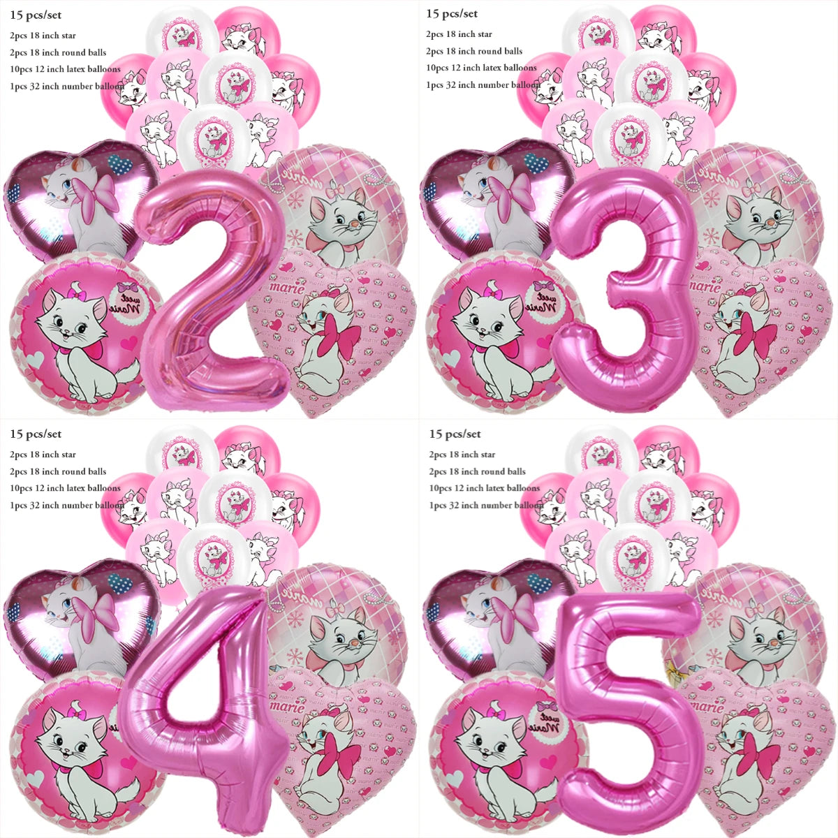 Kit Balões Gata Marie