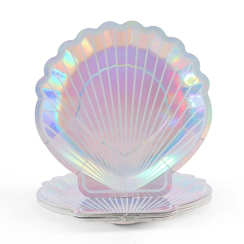 Kit Talheres e Pratos Sereia: Mesa Completa Fundo do Mar