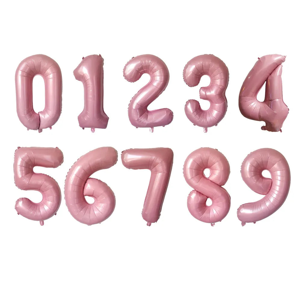 Balão de Número Grande 0 ao 9