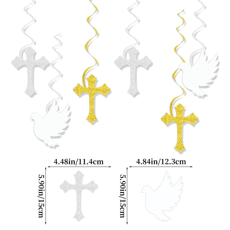 Kit Decoração Religiosa (6 ou 12 peças)