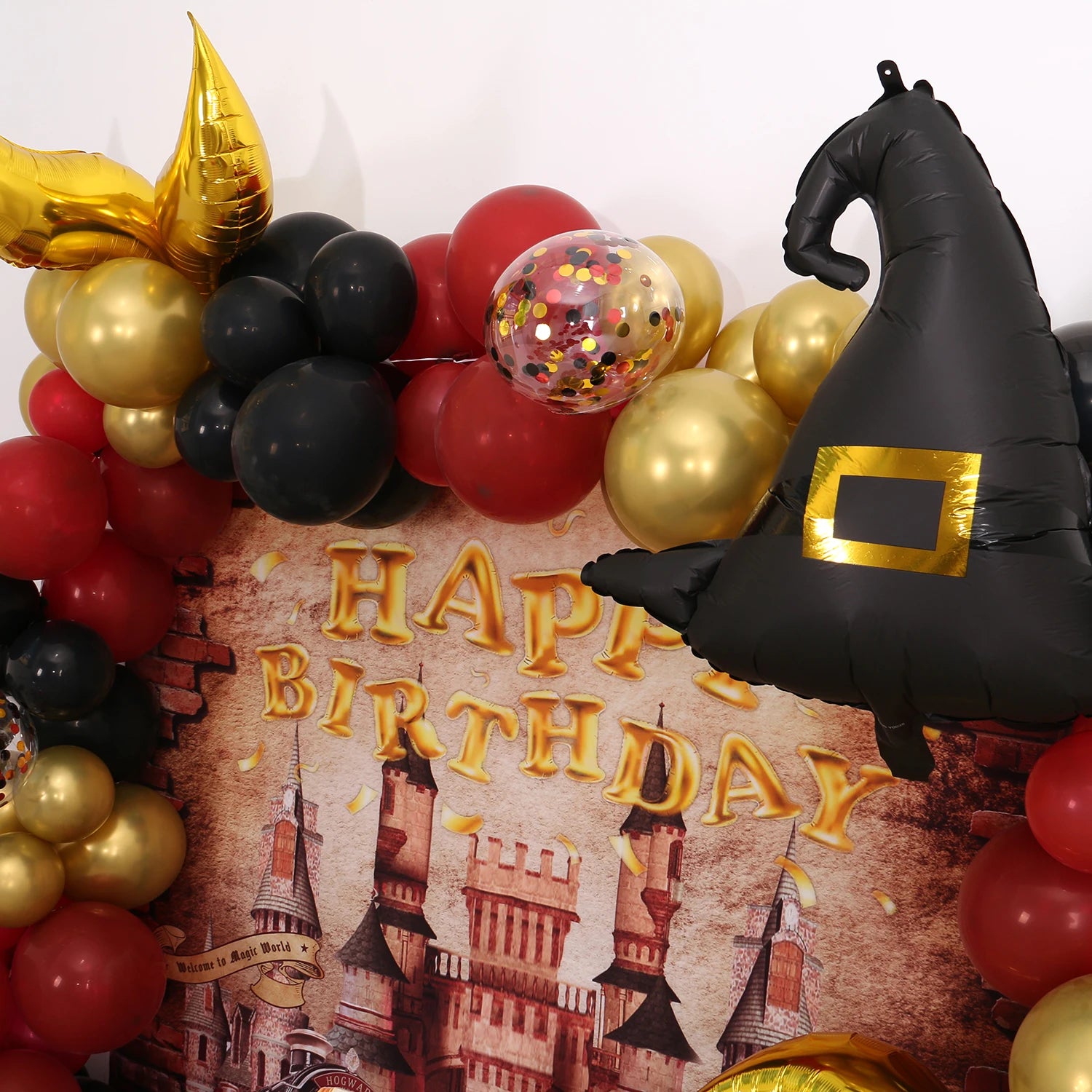 Kit Harry Potter chapéu seletor-118 peças