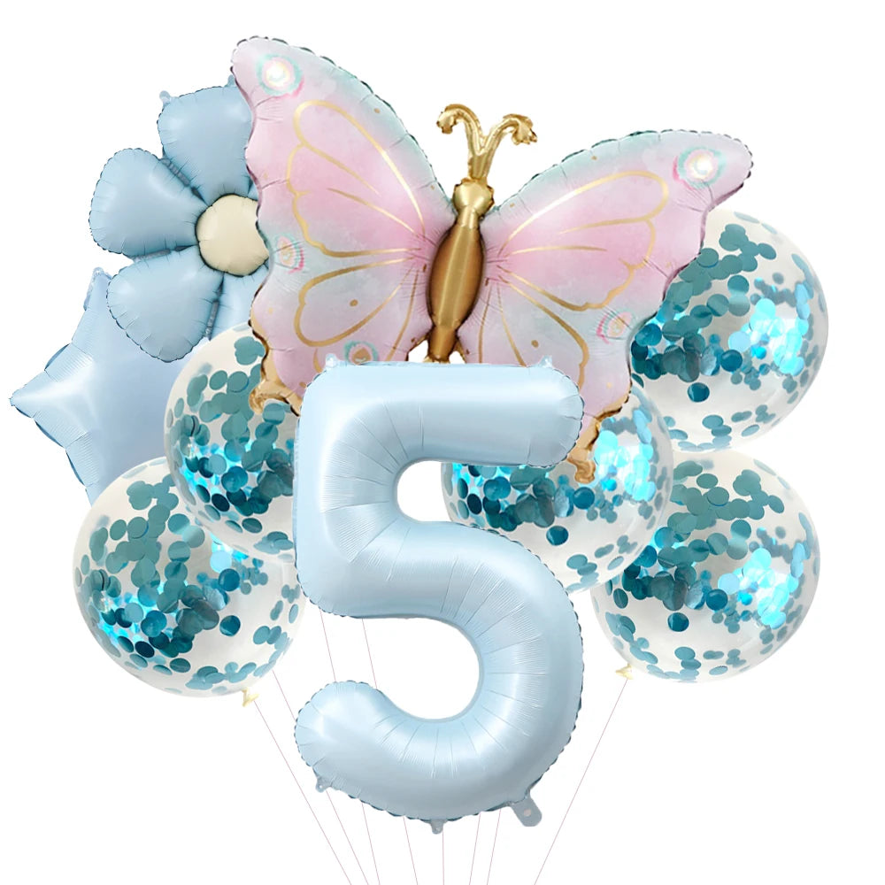 Kit Balão Metalizado Borboleta