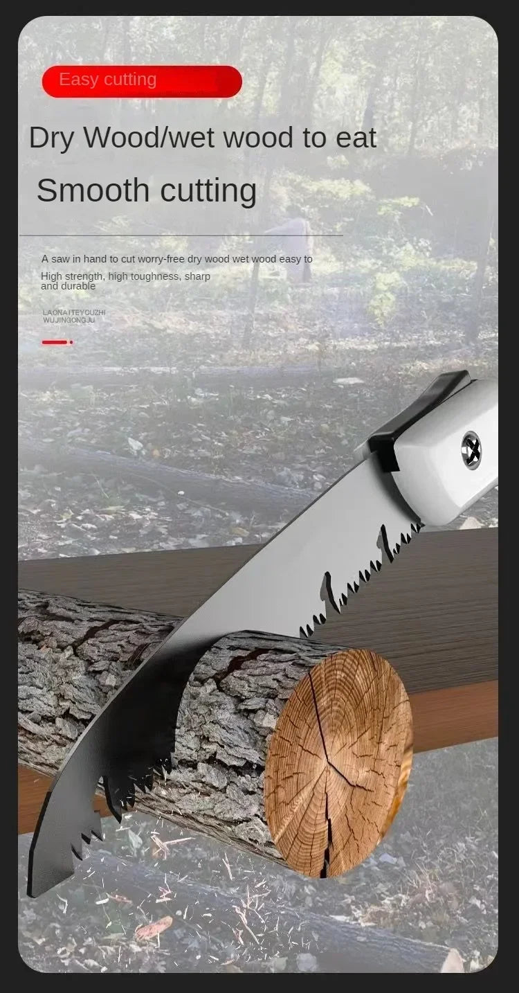 Serra de mão dobrável multifuncional para jardim podador ferramentas jardinagem árvore