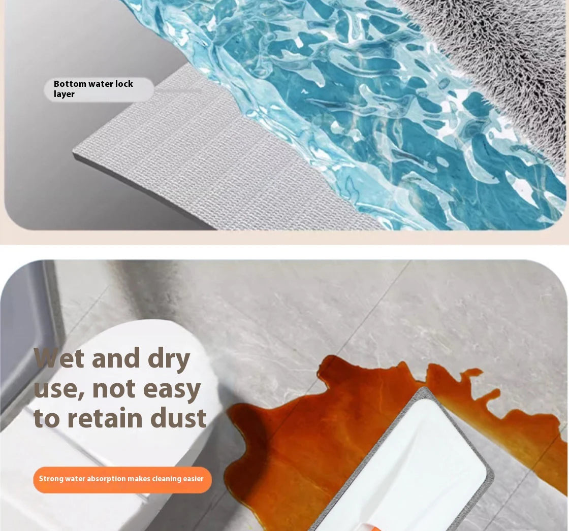 Mop spray com almofada de microfibra substituível