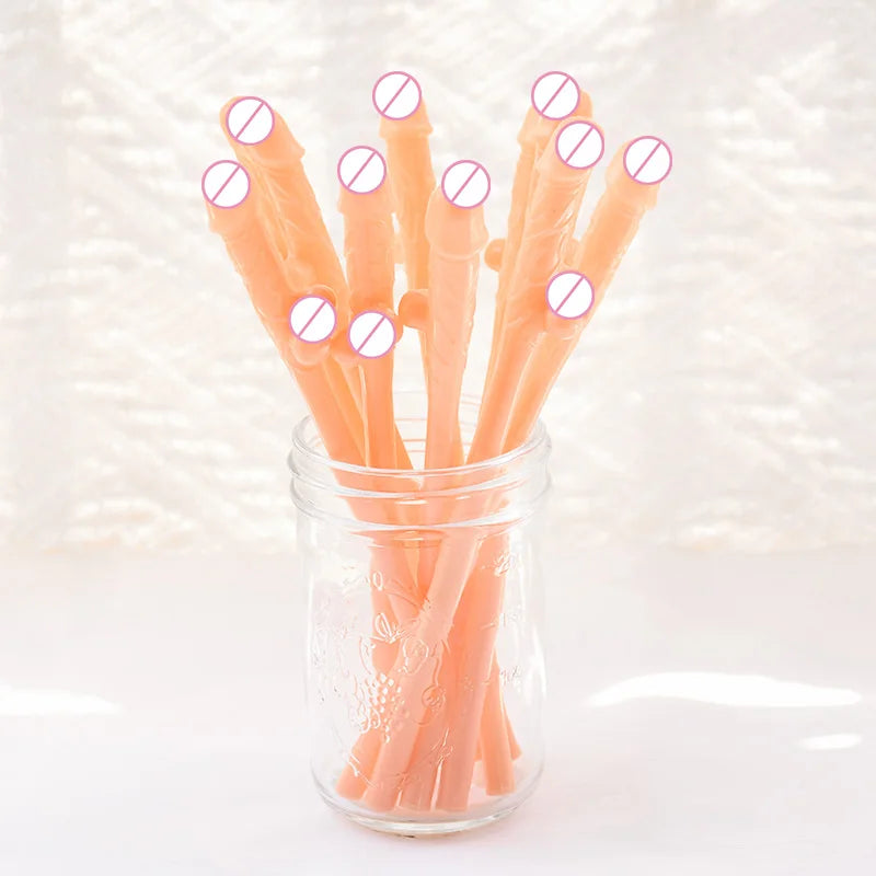 Kit 10 Canudos Divertidos para Despedida de Solteira