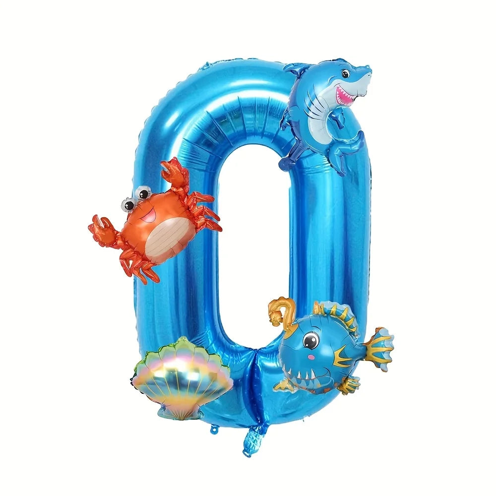 Kit Oceano com Número (5 Peças)