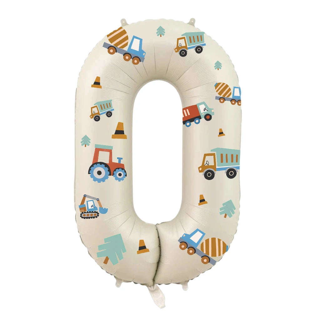 Balão de Número (Tema Construção)