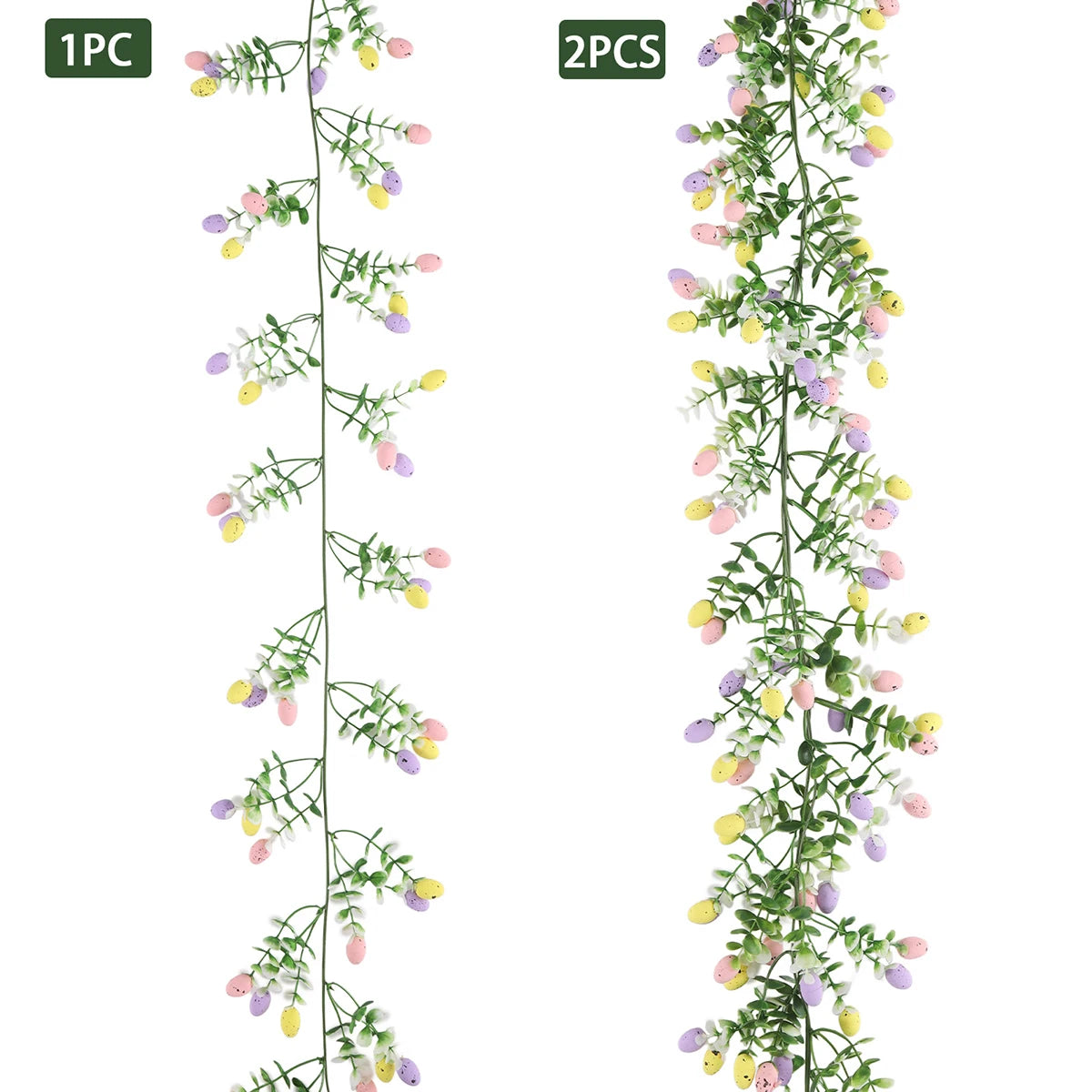 Cordão Decorativo de Ovos e Videira 2,10m
