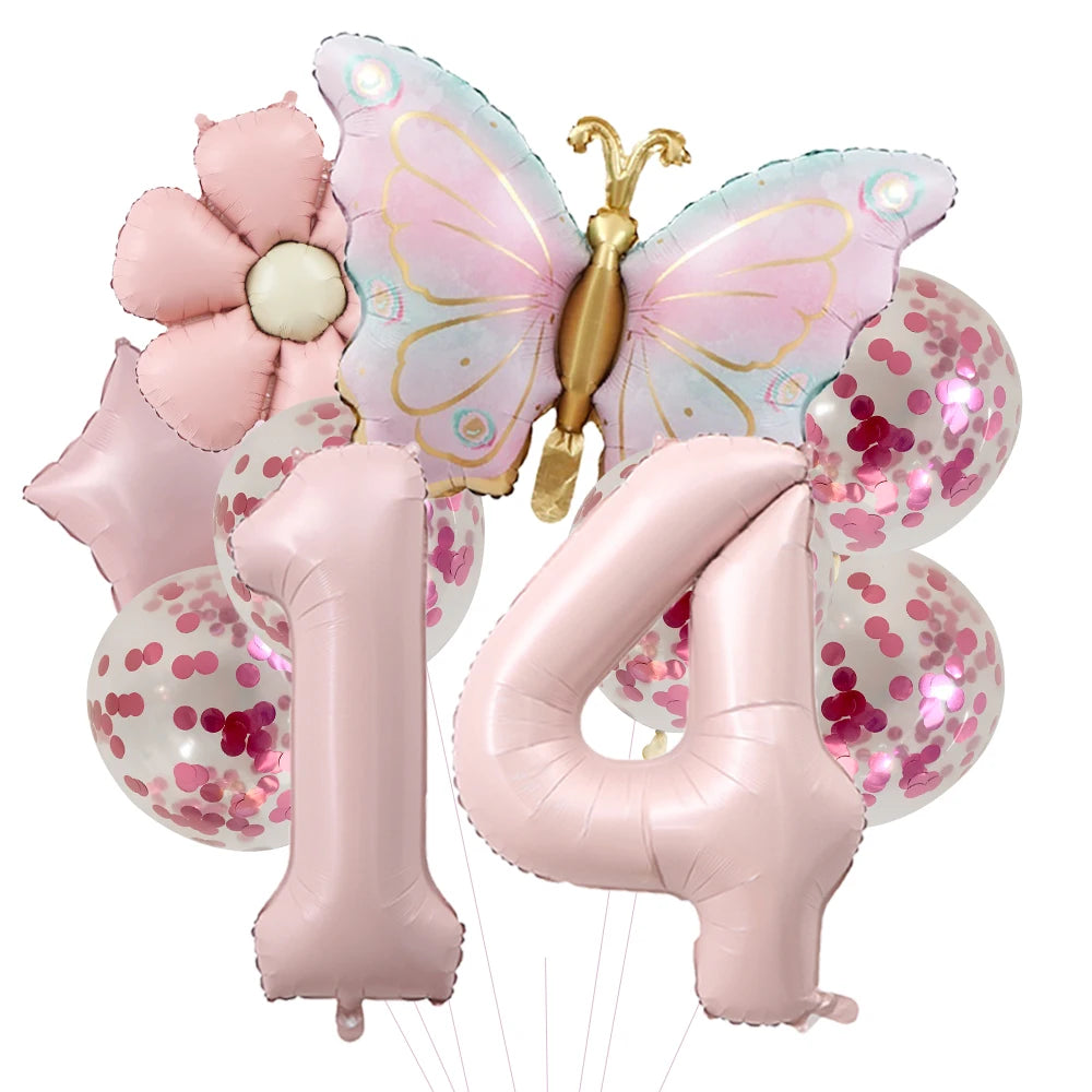 Kit Balão Metalizado Borboleta